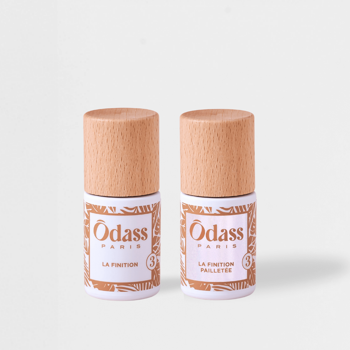 Le DUO : Finition + Finition Pailletée Rosée