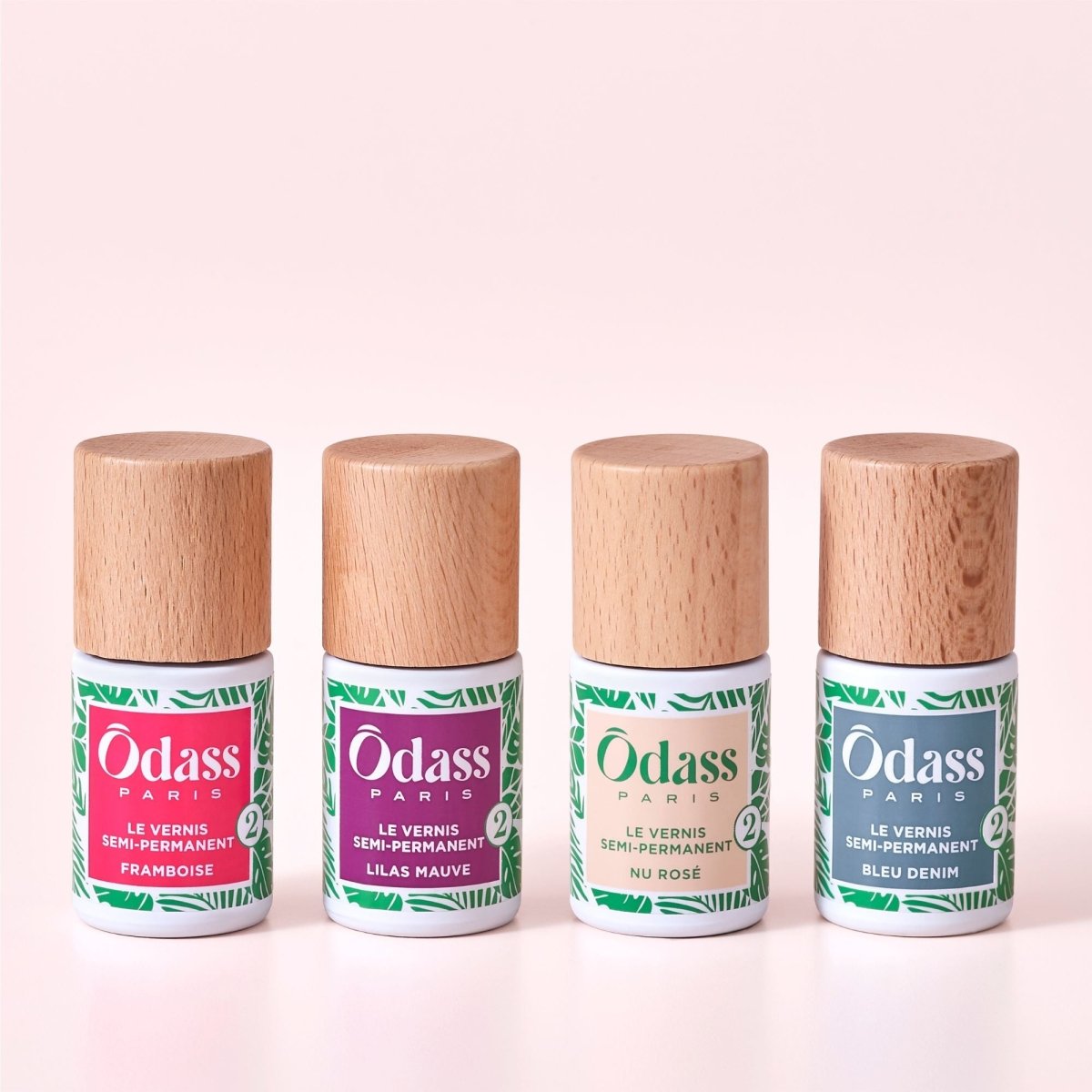 Le QUATUOR : Framboise – Lilas Mauve – Nu Rosé – Bleu Denim - Odass - Paris