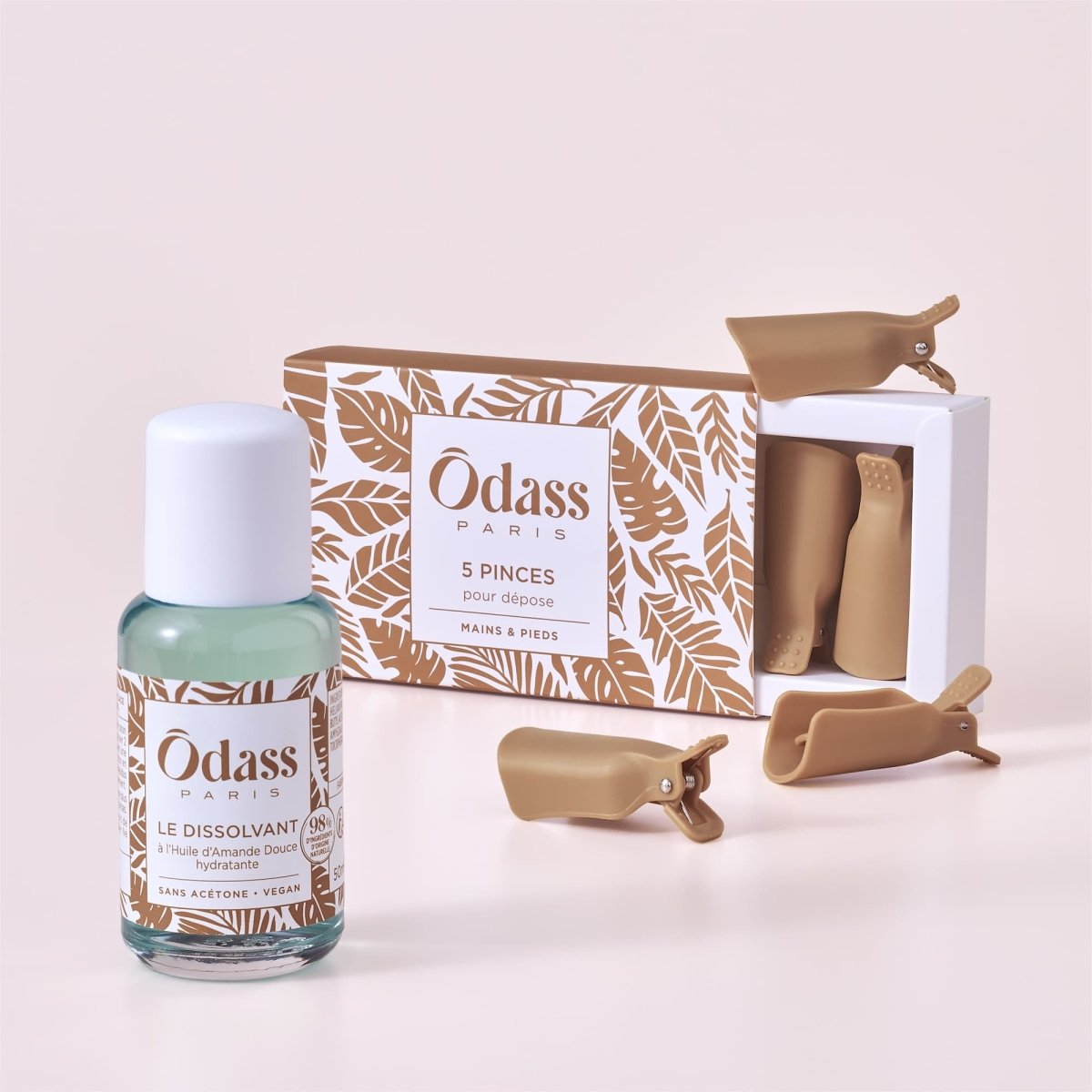 pinces pour depose dissolvant 50ml