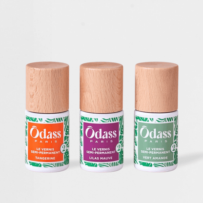 Le TRIO : Tangerine - Lilas Mauve - Vert Amande