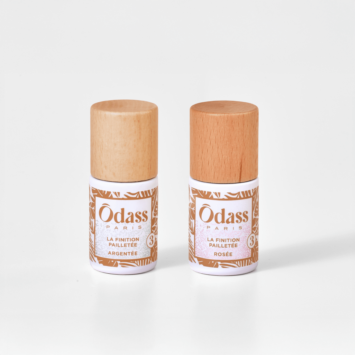 Le Duo Finition : Pailletée Rosée + Finition Pailletée Argentée