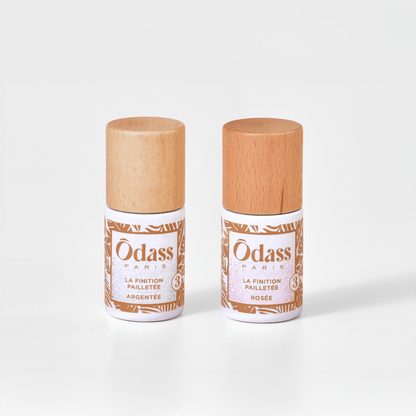 Le Duo Finition : Pailletée Rosée + Finition Pailletée Argentée