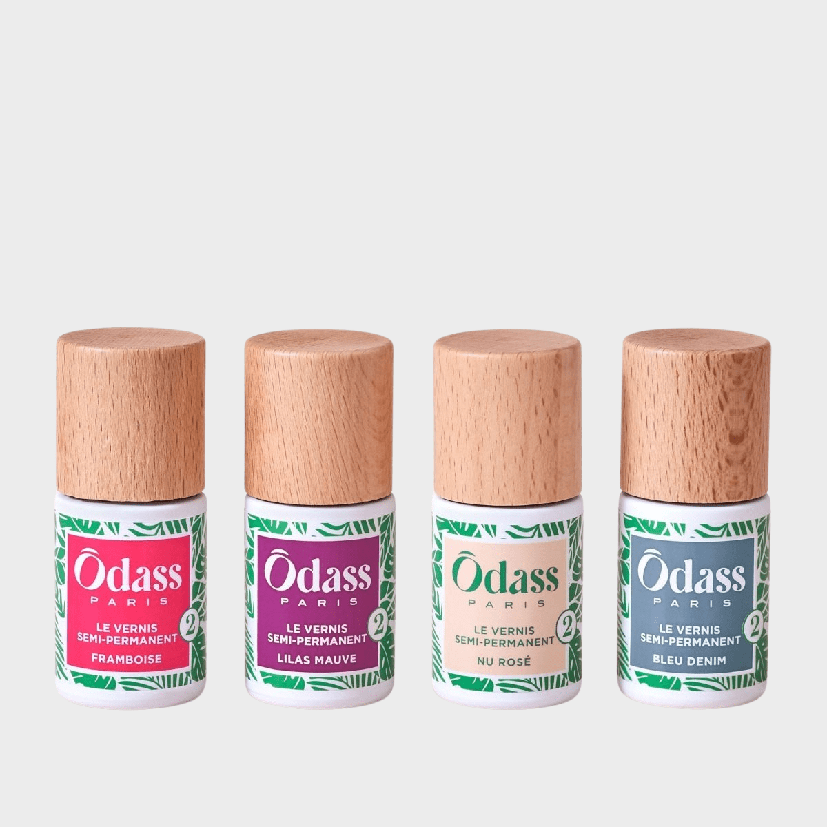 Le QUATUOR : Framboise – Lilas Mauve – Nu Rosé – Bleu Denim