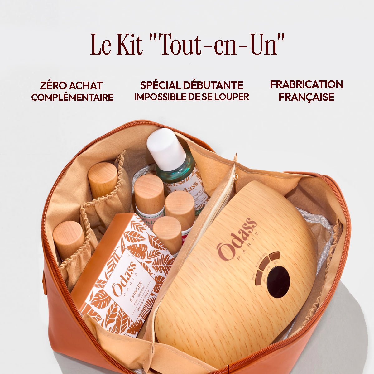 La Trousse Découverte avec 2 teintes au choix et la Lampe Led brevetée offerte