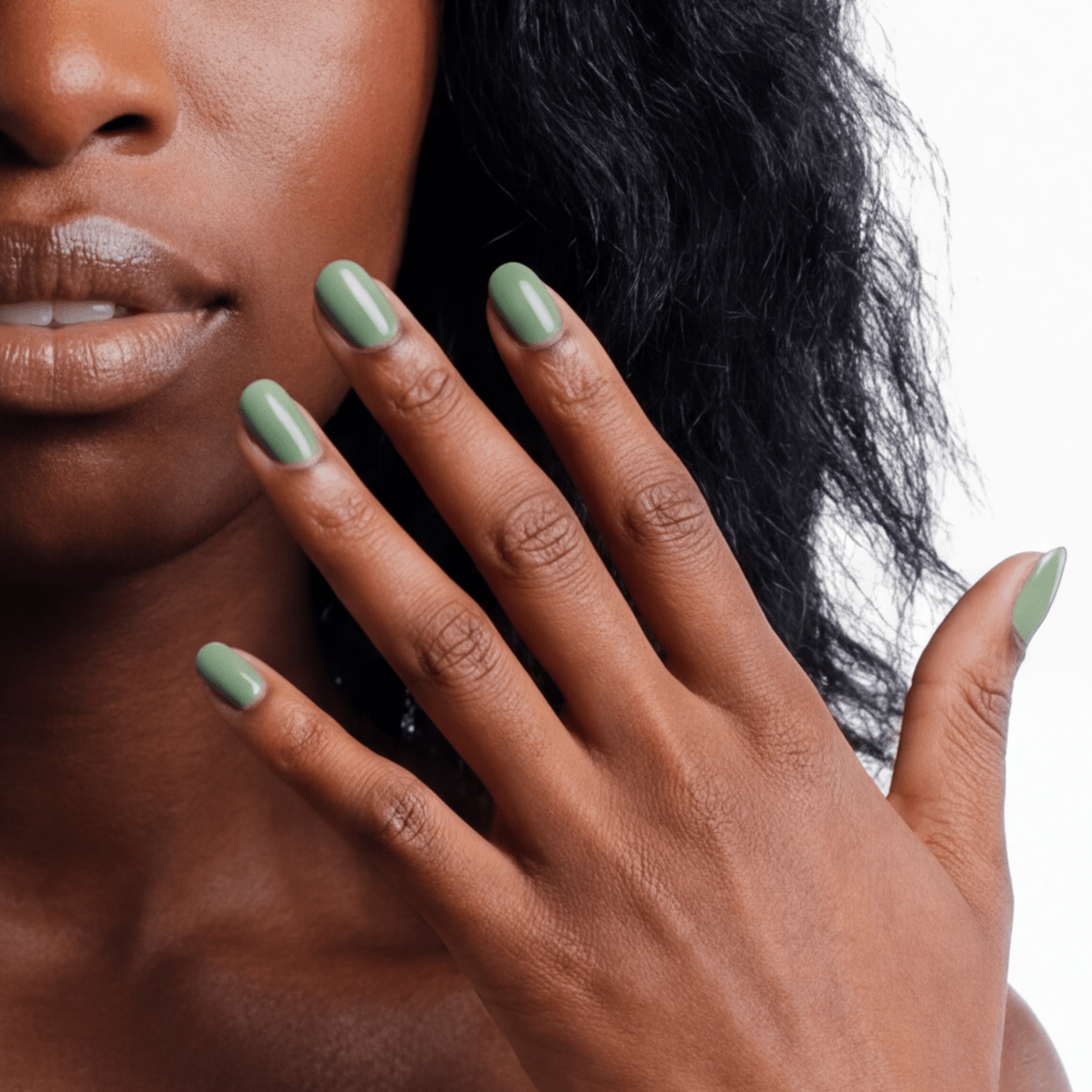 Le vernis semi-permanent - Vert Amande