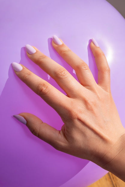 Le vernis semi-permanent – Guimauve Parme