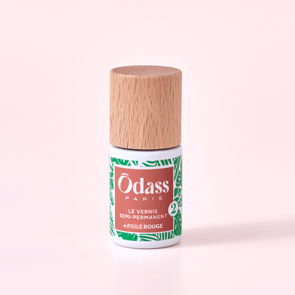 Le vernis semi - permanent - Argile Rouge - Odass - Paris