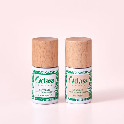 Le DUO « French Manucure » : Blanc Neige – Nu Rosé - Odass - Paris