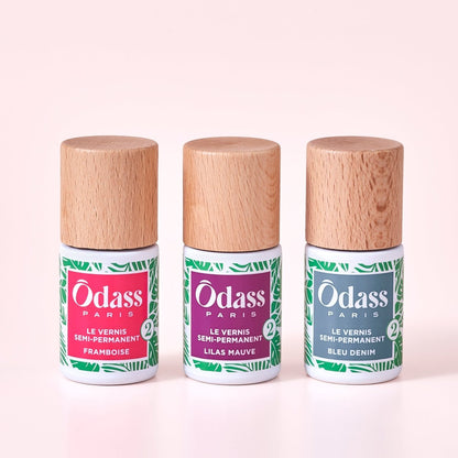 Le TRIO : Framboise – Lilas Mauve – Bleu Denim - Odass - Paris