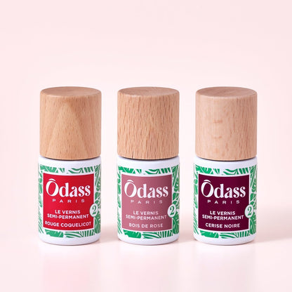 Le TRIO : Rouge Coquelicot – Bois de Rose – Cerise noire - Odass - Paris