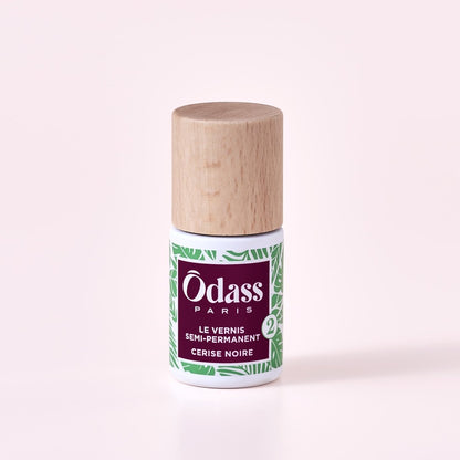 Le vernis semi - permanent - Cerise Noire - Odass - Paris